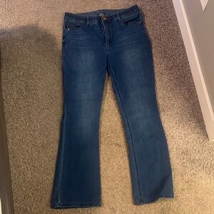 Democracy Blue Flare Jeans - Mid Wash Stretch